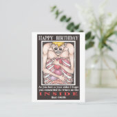 Carte Postale joyeux anniversaire (Debout devant)
