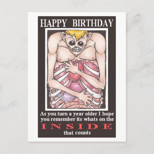 Carte Postale joyeux anniversaire (Devant)