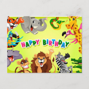 Carte Postale Joyeux anniversaire