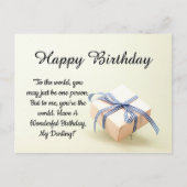 Carte Postale Joyeux anniversaire (Devant)