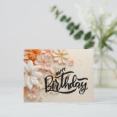 Carte Postale Joyeux Anniversaire (Debout devant)