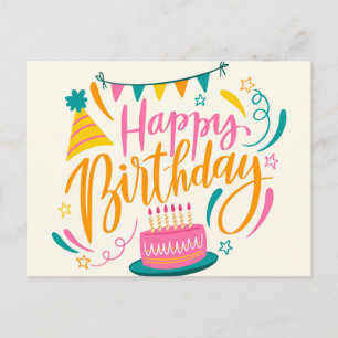 Carte Postale Joyeux Anniversaire