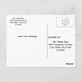 Carte Postale Joyeux anniversaire (Dos)