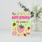 Carte Postale Joyeux Anniversaire (Debout devant)
