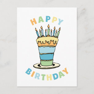 Carte Postale Joyeux Anniversaire