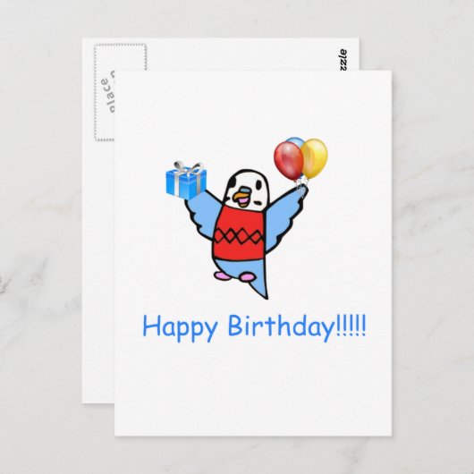 Carte Postale Joyeux anniversaire ! (Devant / Derrière)