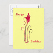 Carte Postale Joyeux anniversaire (Devant / Derrière)