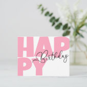 Carte Postale Joyeux anniversaire (Debout devant)