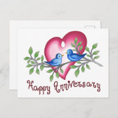 Carte Postale Joyeux anniversaire (Devant / Derrière)