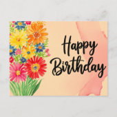 Carte Postale Joyeux Anniversaire (Devant)