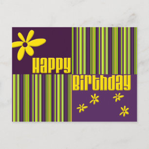 Carte Postale Joyeux anniversaire