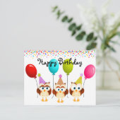 Carte Postale Joyeux Anniversaire (Debout devant)