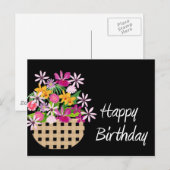 Carte Postale Joyeux anniversaire (Devant / Derrière)