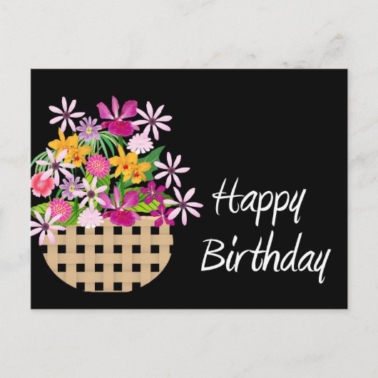 Carte Postale Joyeux anniversaire (Devant)