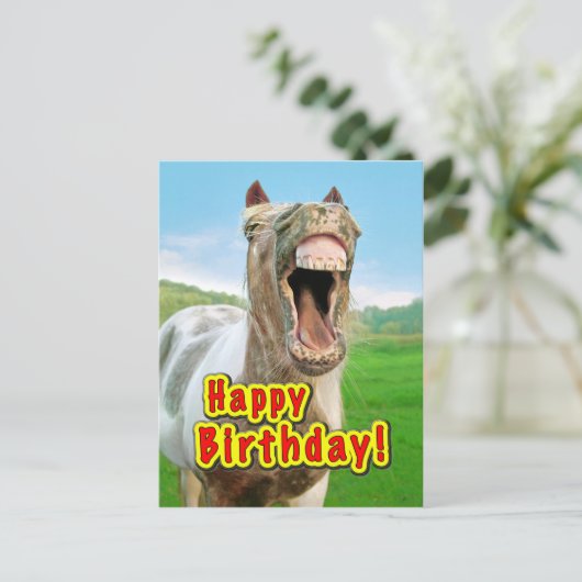 Carte Postale Joyeux Anniversaire (Debout devant)