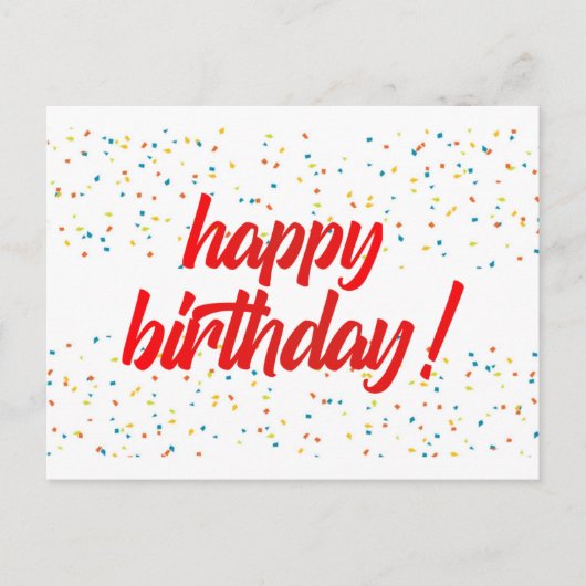 CARTE POSTALE JOYEUX ANNIVERSAIRE (Devant)