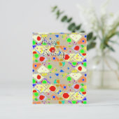 Carte Postale Joyeux anniversaire (Debout devant)