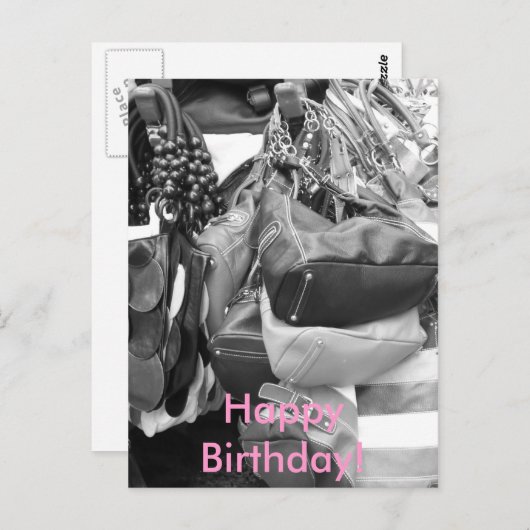 Carte Postale Joyeux anniversaire ! (Devant / Derrière)