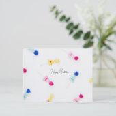 Carte Postale Joyeux anniversaire (Debout devant)