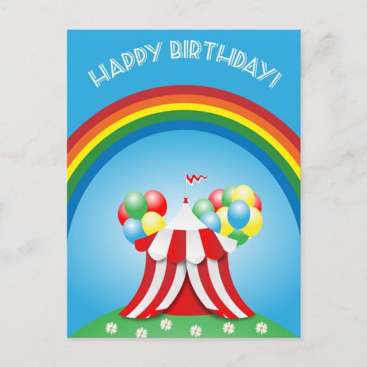 Carte Postale Joyeux anniversaire (Devant)