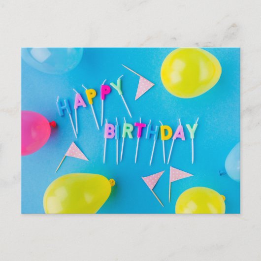 Carte Postale Joyeux Anniversaire (Devant)