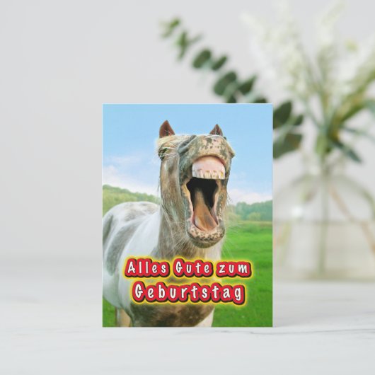 Carte Postale Joyeux anniversaire (Debout devant)