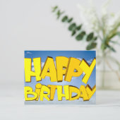 Carte Postale Joyeux anniversaire (Debout devant)