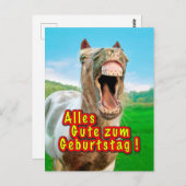 Carte Postale Joyeux anniversaire (Devant / Derrière)