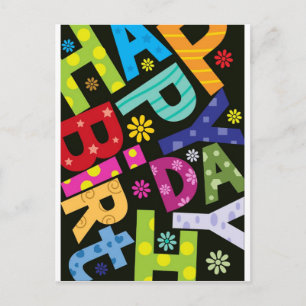 Carte Postale Joyeux anniversaire