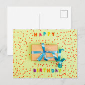 Carte Postale Joyeux Anniversaire (Devant / Derrière)