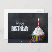 Carte Postale Joyeux Anniversaire (Devant / Derrière)