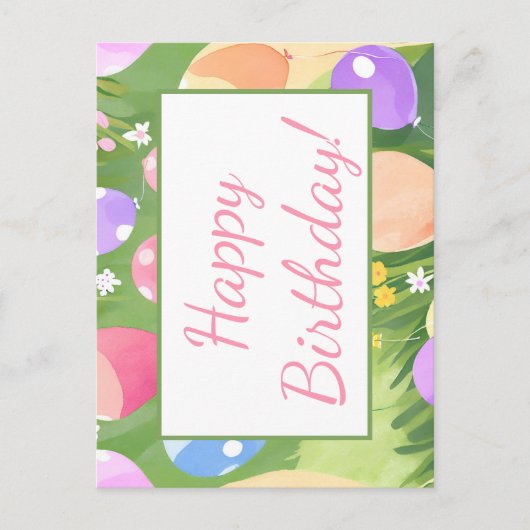 Carte Postale Joyeux Anniversaire ! (Devant)