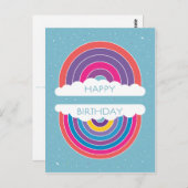 Carte Postale Joyeux Anniversaire (Devant / Derrière)