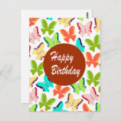 Carte Postale Joyeux Anniversaire (Devant / Derrière)