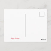 Carte Postale Joyeux Anniversaire (Dos)