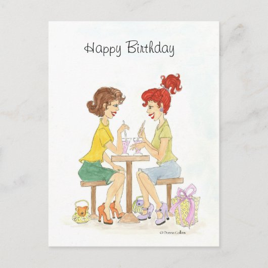 Carte Postale Joyeux anniversaire (Devant)