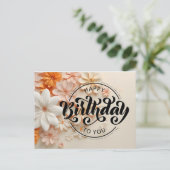 Carte Postale Joyeux anniversaire (Debout devant)