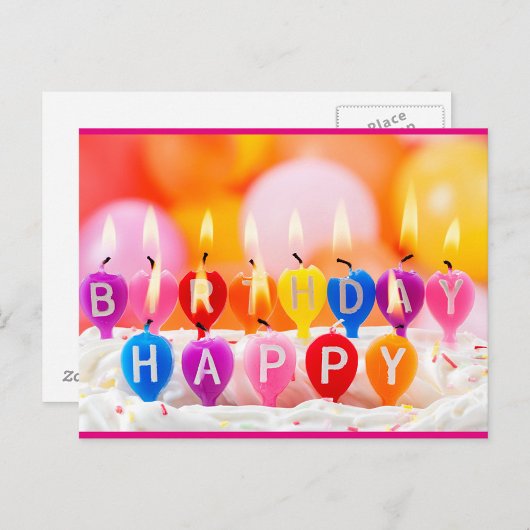 Carte Postale Joyeux anniversaire