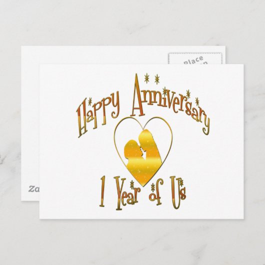 Carte Postale Joyeux anniversaire (Devant / Derrière)