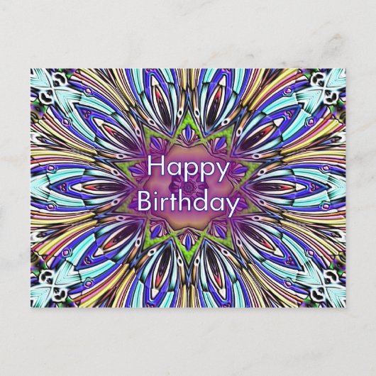 Carte Postale Joyeux anniversaire (Devant)