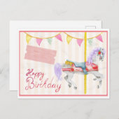 Carte Postale Joyeux Anniversaire (Devant / Derrière)