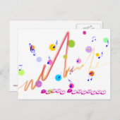 Carte Postale Joyeux anniversaire (Devant / Derrière)