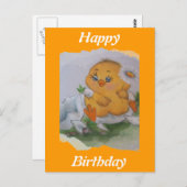 Carte Postale Joyeux anniversaire (Devant / Derrière)