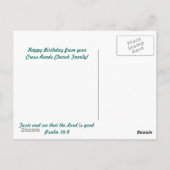 Carte Postale Joyeux Anniversaire (Dos)