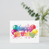 Carte Postale Joyeux Anniversaire (Debout devant)
