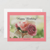 Carte Postale Joyeux anniversaire ! (Devant / Derrière)