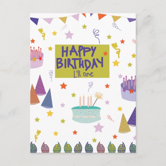 Carte Postale Joyeux anniversaire (Devant)