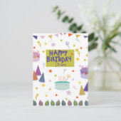 Carte Postale Joyeux anniversaire (Debout devant)