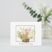 Carte Postale Joyeux anniversaire (Debout devant)