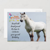 Carte Postale Joyeux Anniversaire (Devant / Derrière)